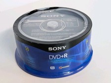 SONY DVD+R 30-Pack Spindle 4.7GB 16X 120min Blank Discs NEW SEALED picture