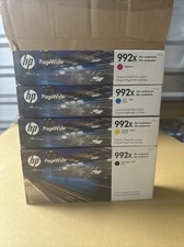 Set Of  HP 992X Black /Cyan/Magenta/Yellow M0K03AL/M0J99AL/M0J91AL/M0J95AL picture
