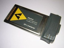 Linksys EtherFast 10/100 Ethernet LAN CardBus PC Card w/ Integrated Jack PCM200 picture