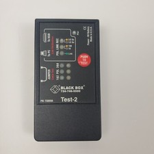 Black Box Ethernet Cable Tester TS059A 724-746-5500 Test 2 Cable Link PC HUB picture