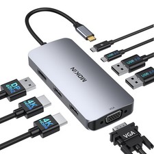 USB C Docking Station Dual HDMI, MOKiN Docking Station 3 Monitors, DisplayPort, picture