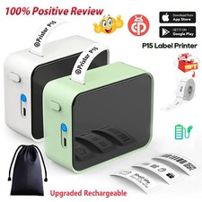 Bluetooth Label Maker Machine with Tape P15 Thermal Label Printer Rechargeable picture