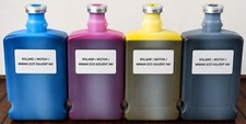 PREMIUM COMPATIBLE ECO SOLVENT INK FOR ROLAND MUTOH MIMAKI ( 4 x  500ml) CYMK picture