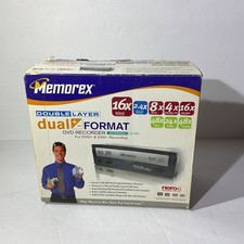 Memorex Double Layer Dual Format Dvd Recorder Brand New Unused Open Box picture