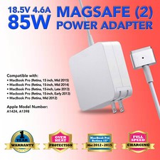 85W AC Adapter Charger Power Cord Supply for Apple MacBook Pro 15