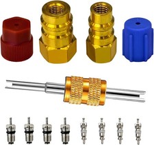R12 to R134a AC Retrofit Fitting Adapter Kit, A/C Conversion Retrofit Fitting Ad picture