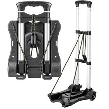 Small Folding Hand Truck Dolly 2 Wheels Lightweight Aluminum Portable Cart picture