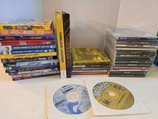 VTG PC Games Lot of 36 Computer Games CD-ROM Windows 90s Tycoon Hidden Object  picture