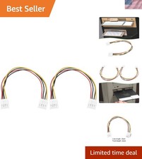 2 Pcs 20cm Floppy Disk Drive Power Cable 4-Pin to 4-Pin Power Cable Adapter f... picture