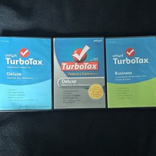 Intuit TurboTax Deluxe Tax Prep Software CD for Windows/Mac, English picture