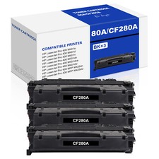 3x CF280A 80A Toner Compatible For HP LaserJet Pro 400 M401n M401dw MFP M425dn picture