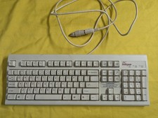 PC Concepts KWD-203 Wired Computer Keyboard Beige Vintage TC picture