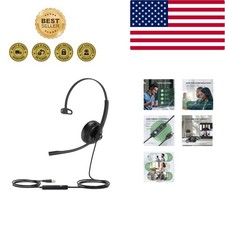 Lightweight UH34 Headset with Adjustable Design and High-Quality Sound - USB picture