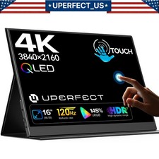 UPERFECT 4K 120Hz Portable Gaming Monitor, 16
