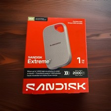 SanDisk Extreme Portable SSD 1TB External Water Resistant 1050/1000MB/s Silver picture