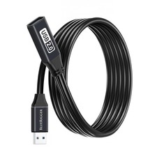 BlueRigger USB Extension Cable (16FT/5M, Long Active USB2.0 Extender, Male to picture