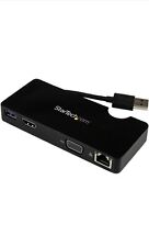 StarTech.com USB 3.0 to HDMI or VGA Adapter Dock - USB 3.0 Mini Docking Station picture