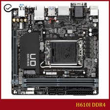 FOR GIGABYTE H610I DDR4 LGA1700 HDMI+VGA+DP 64GB Mini-ITX Motherboard Test OK picture