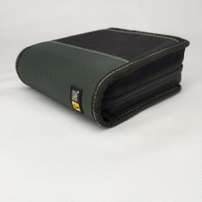 Case Logic CD Wallet Black Vintage 24 Capacity Nylon Zippered Binder picture