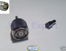 1 x RP-TNC Male Straight Solder Crimp RG316 RG174 RG179 LMR100 RF Cable USA picture