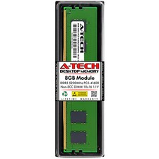 A-Tech 8GB PC5-41600 DDR5 5200 MHz Non-ECC DIMM 288-Pin Desktop Memory RAM 1x picture