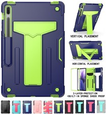 Hybrid Case Rugged Stand Shockproof Hard Cover for Samsung Galaxy Tablets + PEN picture