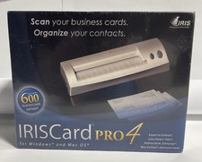 IRIS Card Pro 4 Business Card Scanner - New in Box picture