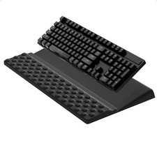 Ospelelf Keyboard Stand with Wrist Rest, Comfy Ergonomic Keyboard Riser Holde... picture