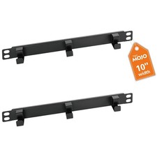 Tecmojo 2 Pack 0.5U Horizontal Cable Manager with 3 DRings, Metal Rackmount C... picture