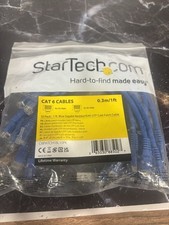 StarTech - 10 pack - 1ft Blue Snagless RJ45 UTP Cat6 Patch Cable picture