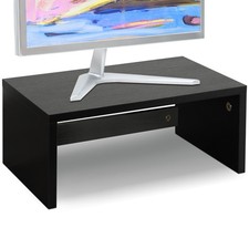 6.7 inch Tall Monitor Stand Riser, Wood Shelf Riser, Desk Organizer. picture