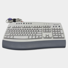 Microsoft Internet Keyboard PS/2 Wired Multimedia Keyboard X08-74735 Tested picture