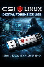 Digital Forensics OSINT Live USB 64GB - Bootable CSI Linux Investigation Drive picture
