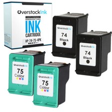 4X Compatible OSI HP Printer Ink 74 75 for HP PhotoSmart C4385 C4388 C4390 C5290 picture
