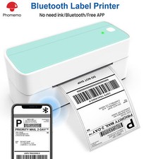 Phomemo 4x6 Thermal Label Printer Bluetooth/USB shipping Label printer USPS lot picture