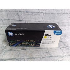 HP 123A Yellow LaserJet Toner Cartridge Q3972A New OEM for 2550 2820 2840 picture