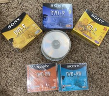 Sony CD-R High Speed Recordable Disc Lot DVD & CD-R Sealed Packs, Spindle New picture