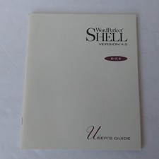 WordPerfect Shell Version 4.0 User’s Guide for DOS Vintage 1990s Software Manual picture
