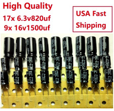 xbox 360 Motherboard Capacitor Repair complete kit HDMI 6.3v 820uf 16v 1500uf picture
