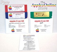 ✅ 🍎 Apple II OS Kit PLUS - ProDOS & DOS 3.3 & Utilities on NEW 5.25 Disks 💕 picture