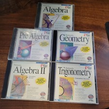 Pro One Multimedia Math Pre-Algebra Algebra Geometry Algebra 2 Trigonometry E1 picture
