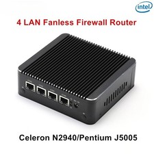 Fanless Firewall Mini PC N2940 6405U Soft Router Industrial pfSense OPNsense picture
