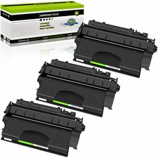 3PK CE505X BK Toner Cartridge Fits For HP LaserJet P2050 P2055 P2055n Hign Yield picture