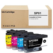 4 PacK SP01 Sublimation Ink Cartridge for SP-1 Sublimation Inkjet Printer picture