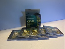 Imation CD-R blank recordable disc with capacity of 650MB New Old Stock 5pk picture