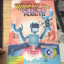 Rare Attack of the PETSCII Robots Commodore Super Bundle Signed and complete. picture