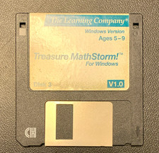 The Learning Company Treasure MathStorm V1.0 Windows 3.5