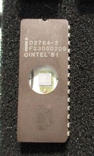 Intel 200ns NMOS UV Erasable 64K-Bit HMOII-E Programmable 28-Pin EPROM D2764-2 picture