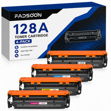 128A CE320A 4PK Replacement Toner for LaserJet Pro CM1415 CP1520 CP1525nw BKCMY picture