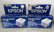 Genuine Epson T001011 720/1440dpi Color Ink Cartridge - 2 NEW Unopened picture